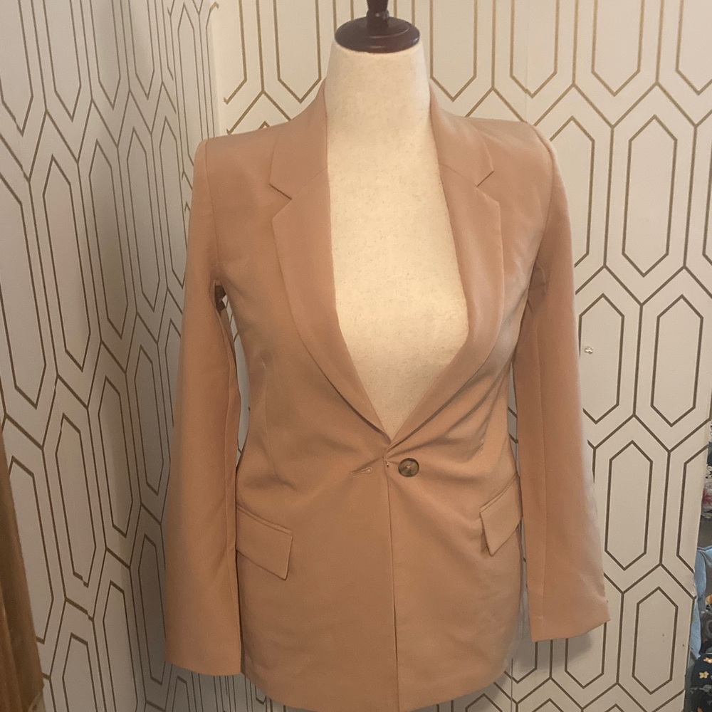 NWT The Drop by Amazon Women’s  XXS Praline Tan Blazer - Picture 4 of 15